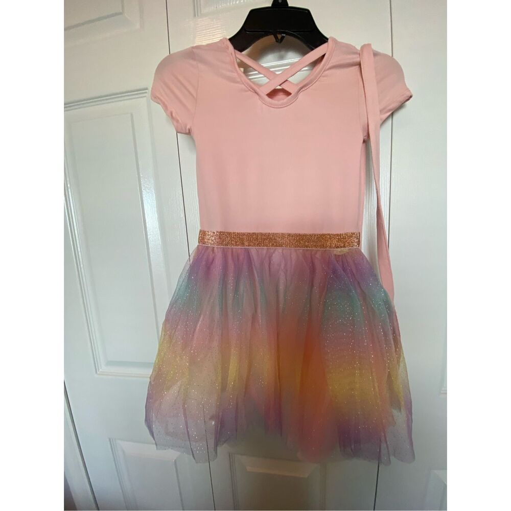 Btween Girl’s 6 Bunny Tutu Dress Outfit With Purse - Picture 8 of 14